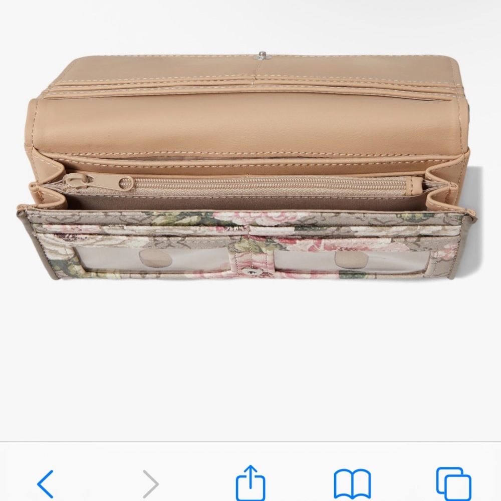 Nine West Floral Women's Wallet - Beige and Pink - Picture 6 of 6